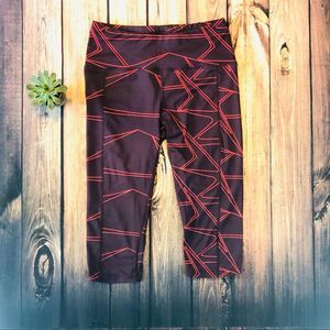 Oiselle Jogging Capri Leggings Pants Knickers EUC